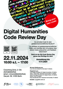 Veranstaltungsposter des DH Code Review Days